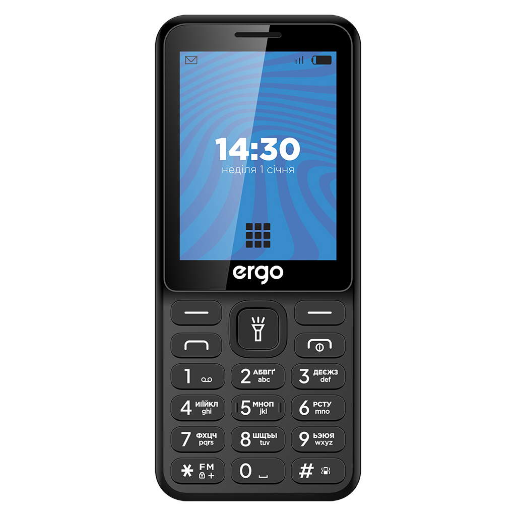 Мобільний телефон Ergo E284 Black