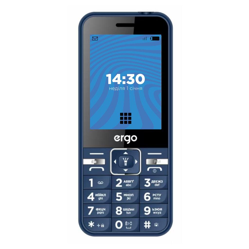 Мобільний телефон Ergo E281 Blue