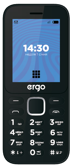 Мобільний телефон ERGO E241 Dual Sim Red