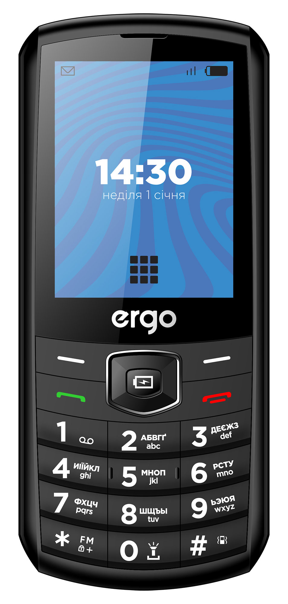 Мобільний телефон ERGO E285 Dual Sim Black