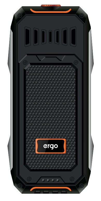 Мобільний телефон ERGO E182 Dual Sim Black orange
