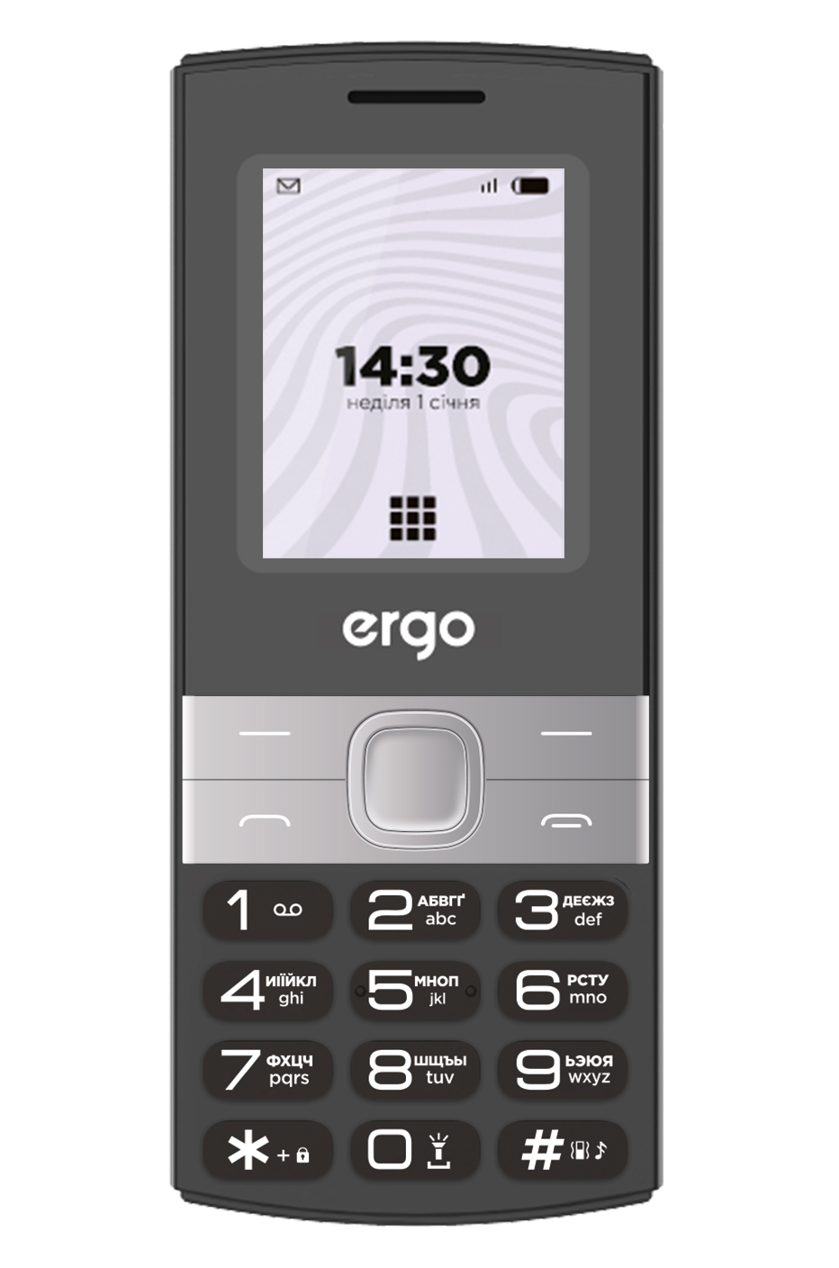 Мобільний телефон ERGO B185 Dual Sim Black