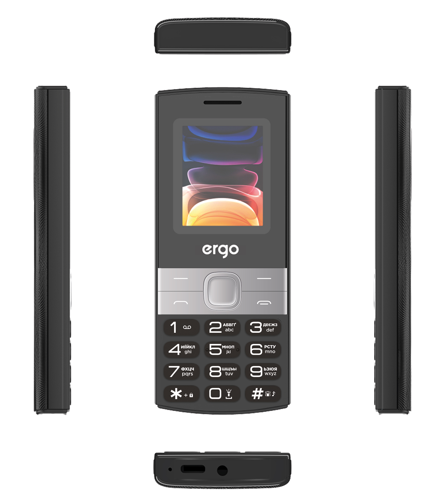 Мобільний телефон ERGO B185 Dual Sim Black