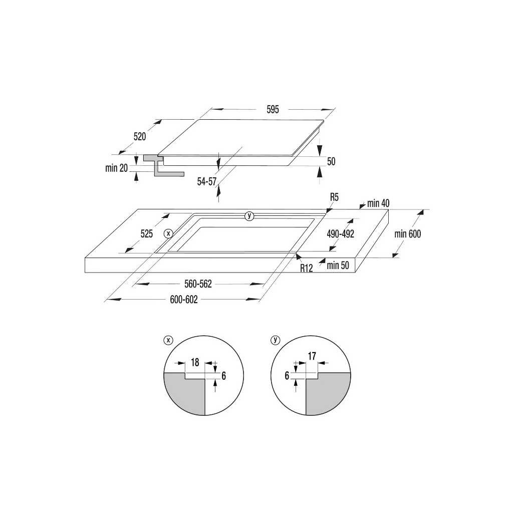 Варочна поверхня Gorenje ECT643BSC