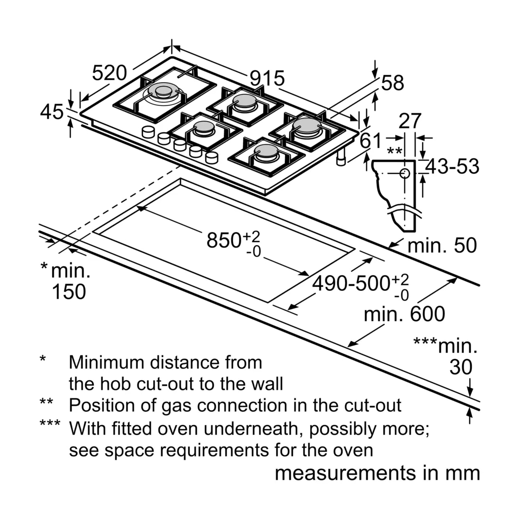 Варочна поверхня Bosch PRS9A6H40