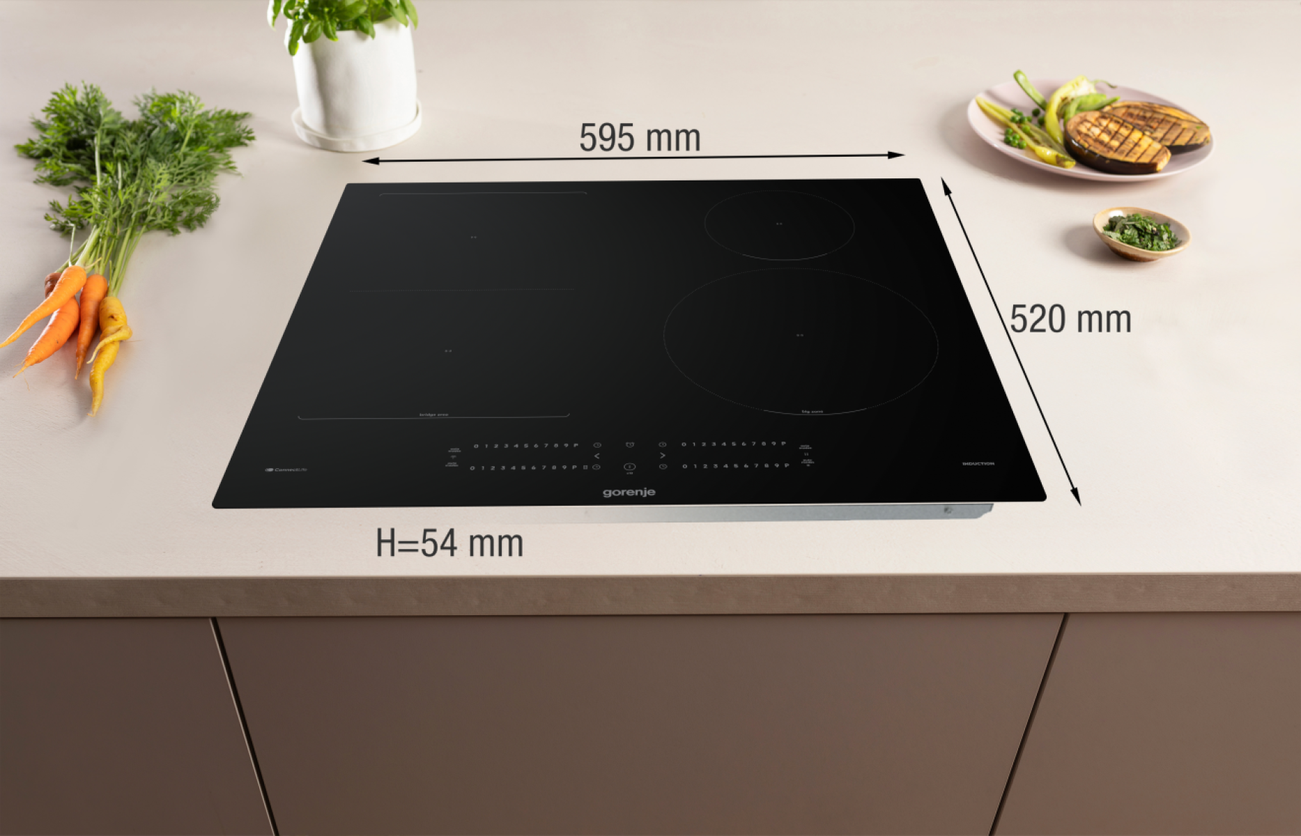 Електрична варильна поверхня Gorenje GI6432BSCWF
