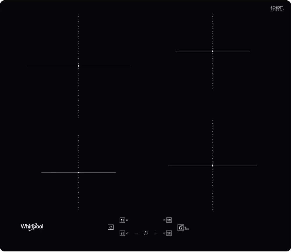 Електрична варильна поверхня Whirlpool WSQ7360NE