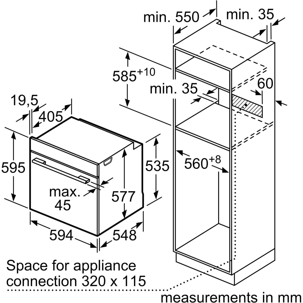Духова шафа Bosch HSG7361B1