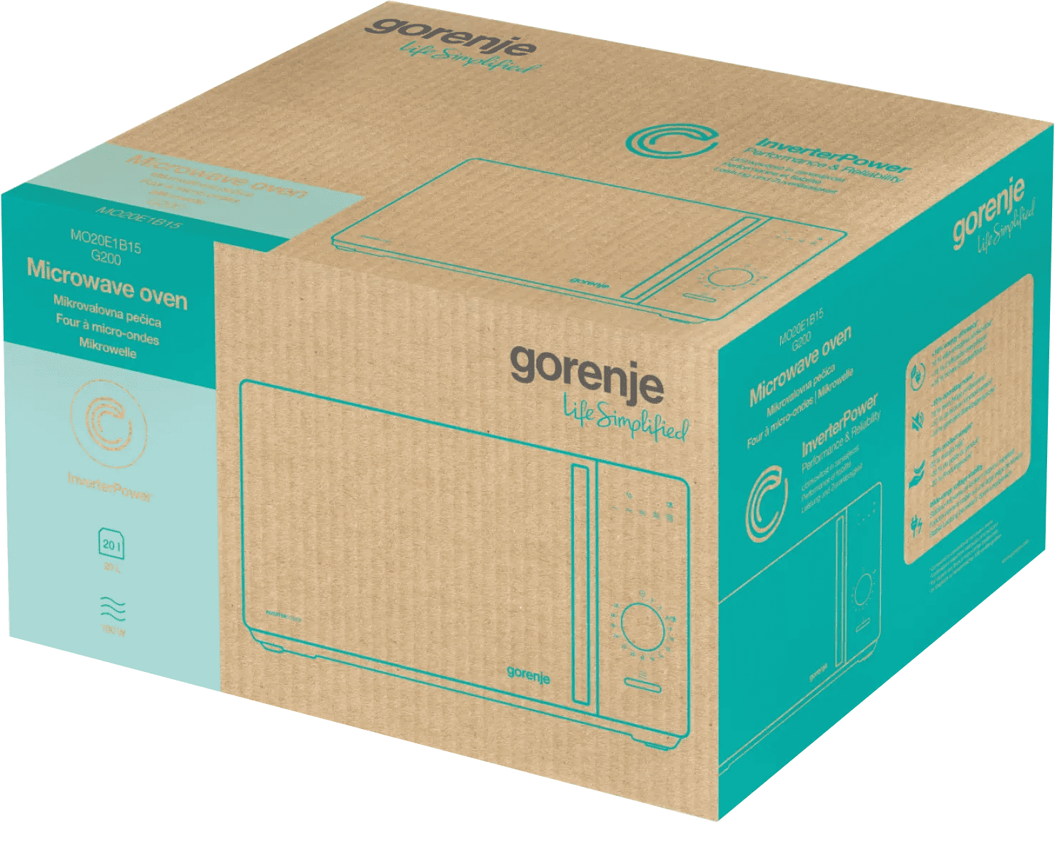 Мікрохвильова піч Gorenje MO20E1B15