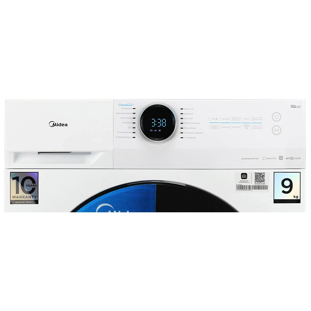 Пральна машина Midea MF200W90WB/ W-UA