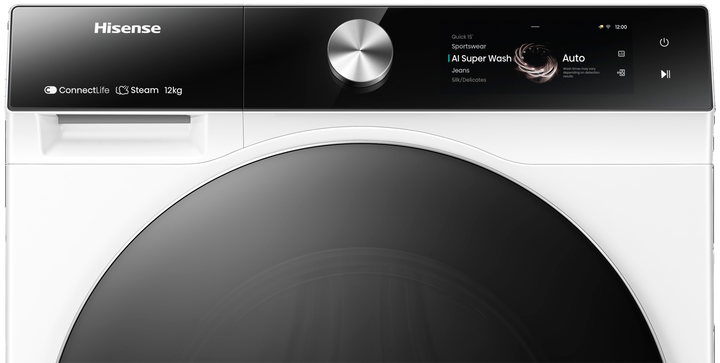 Пральна машина автоматична Hisense WF7S1247BW