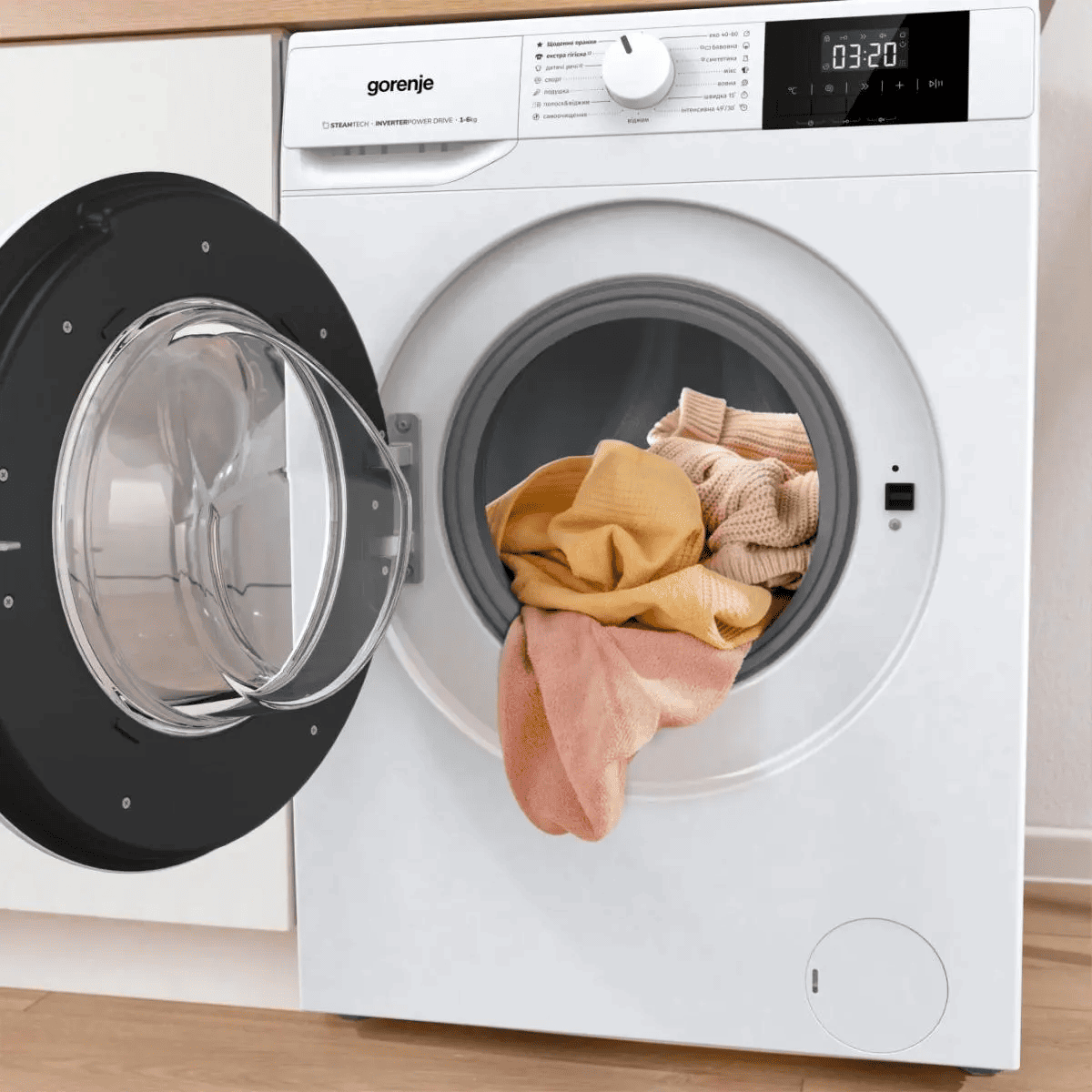Пральна машина автоматична Gorenje WNGPI61SAS/UA