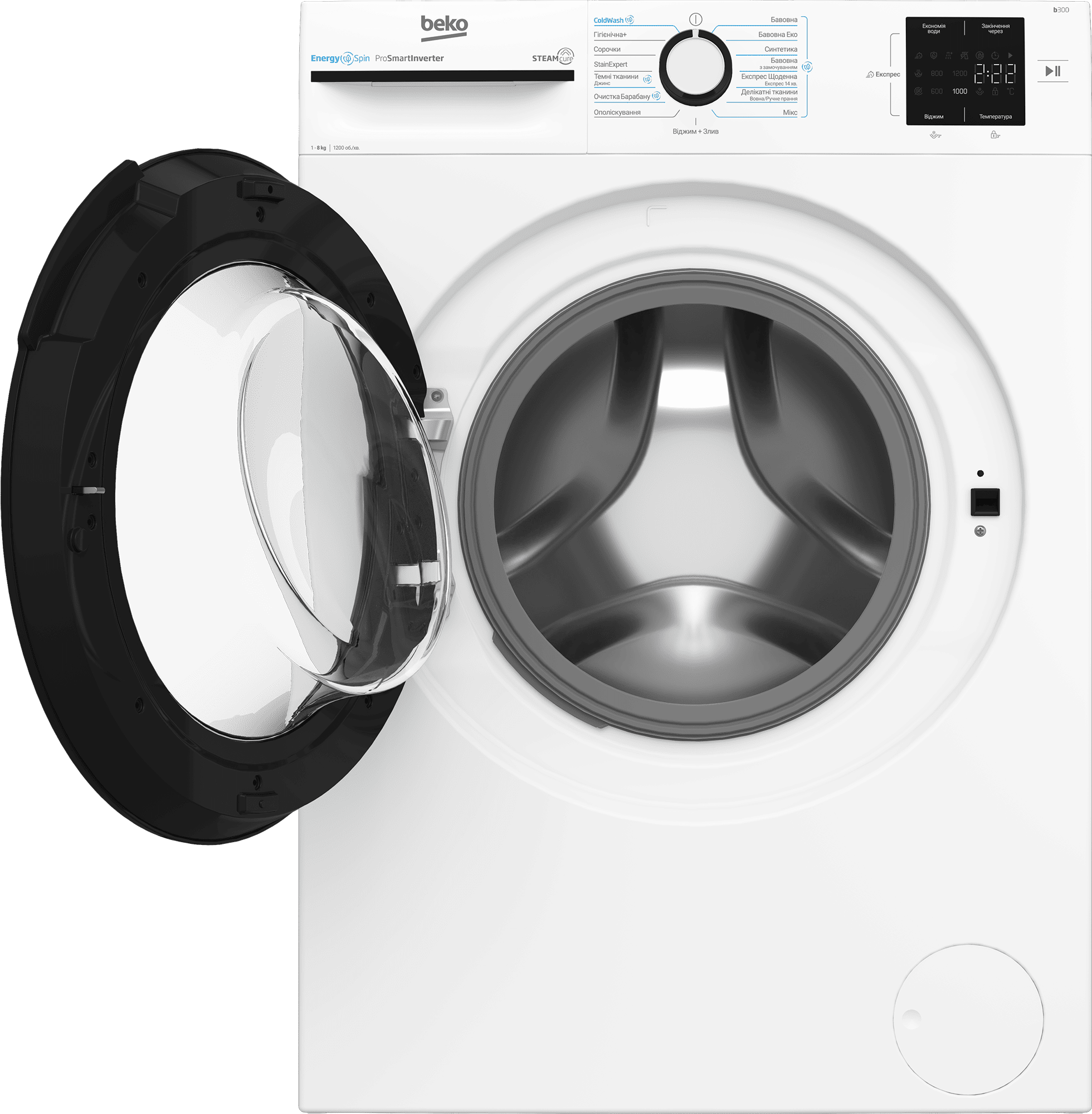 Пральна машина автоматична Beko BM3WFU38215WB