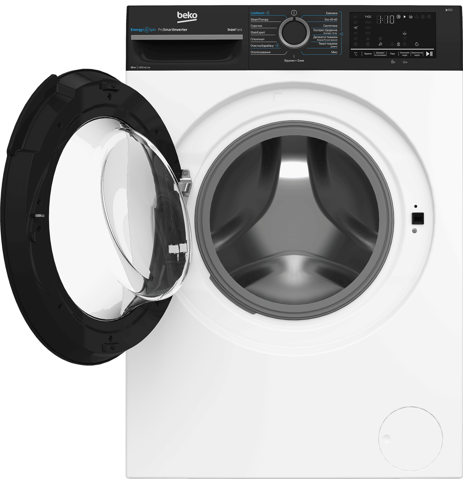 Пральна машина автоматична Beko BM3WFU410415WPBB