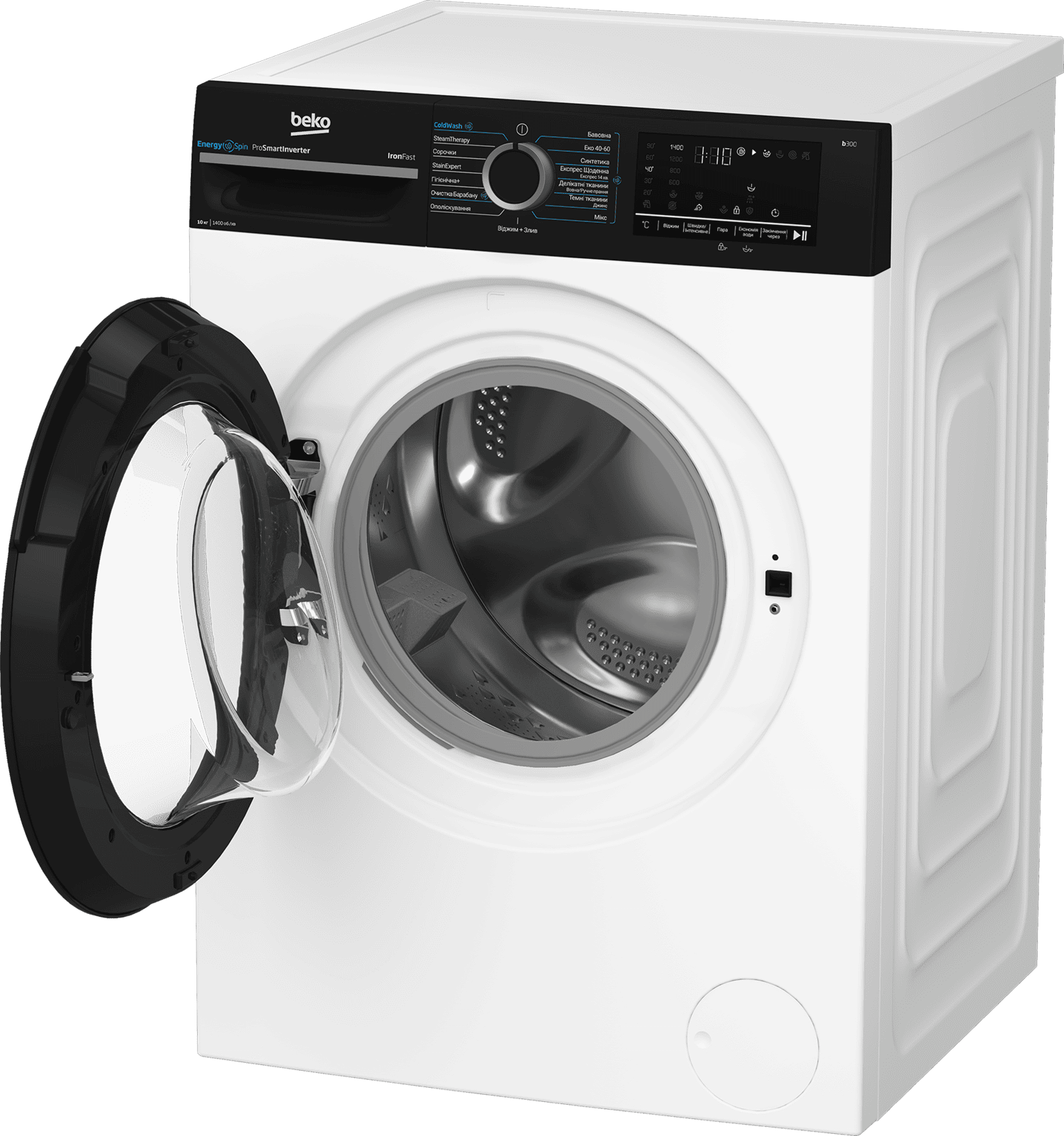 Пральна машина автоматична Beko BM3WFU410415WPBB