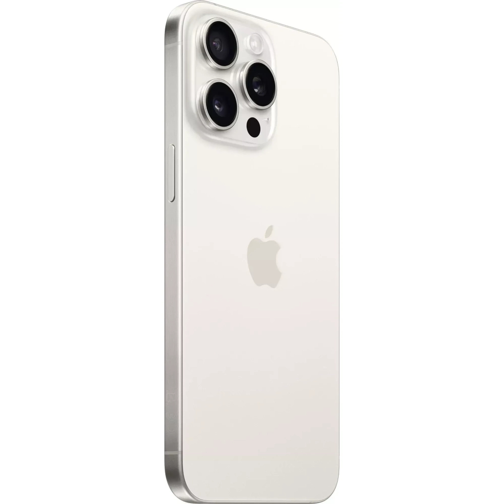 Мобільний телефон Apple iPhone 15 Pro Max 256Gb eSim (Grade B) White Titanium USED (iP15PM2eWhT_B)