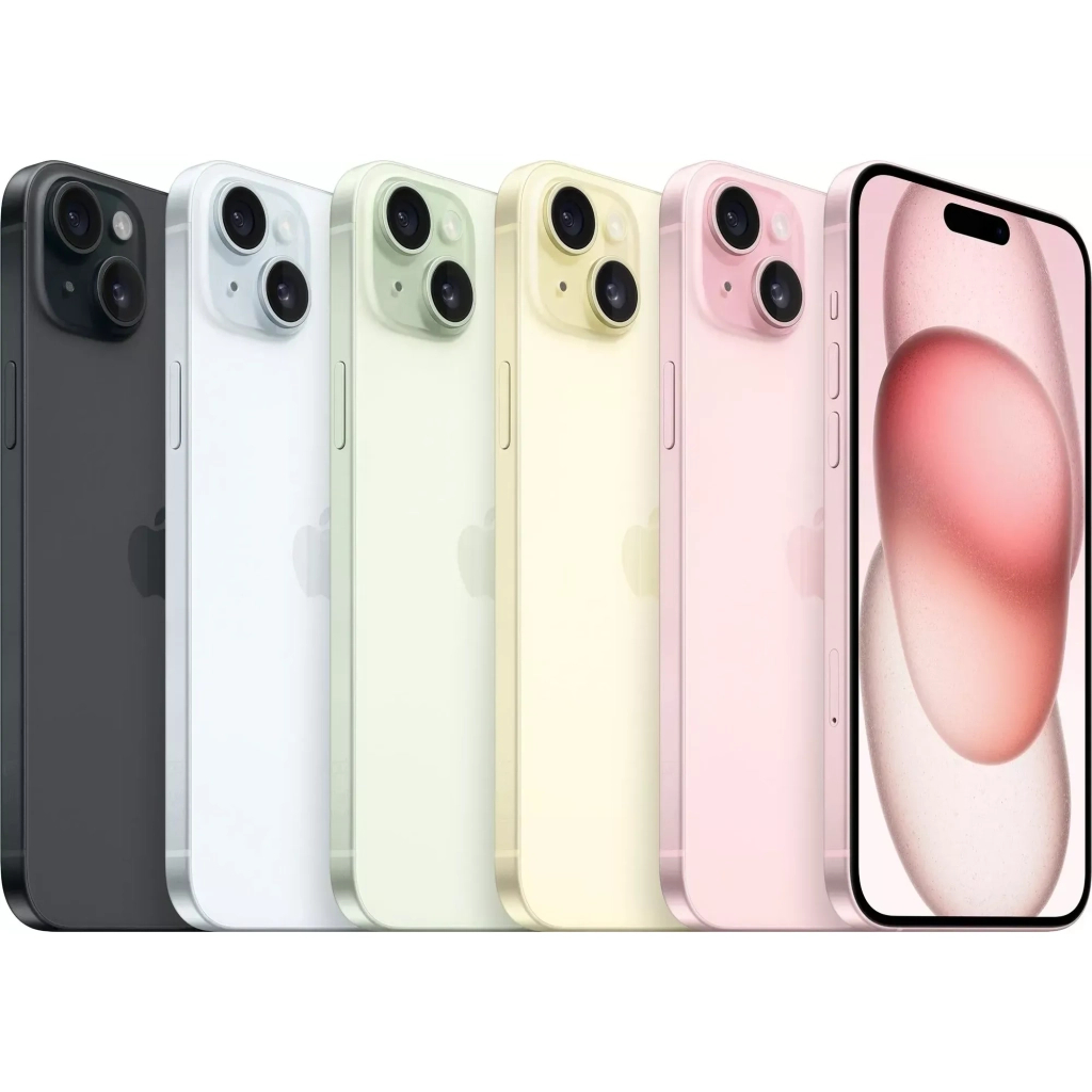 Мобільний телефон Apple iPhone 15 128Gb (Grade B) Black USED (iP15__12Blk_B)