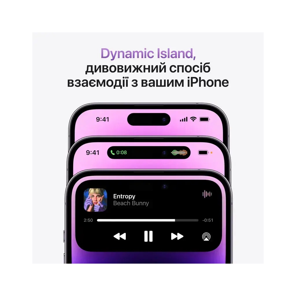 Мобільний телефон Apple iPhone 14 Pro 256Gb Space Black (Grade B) USED (iP14Pr25SBk_B)