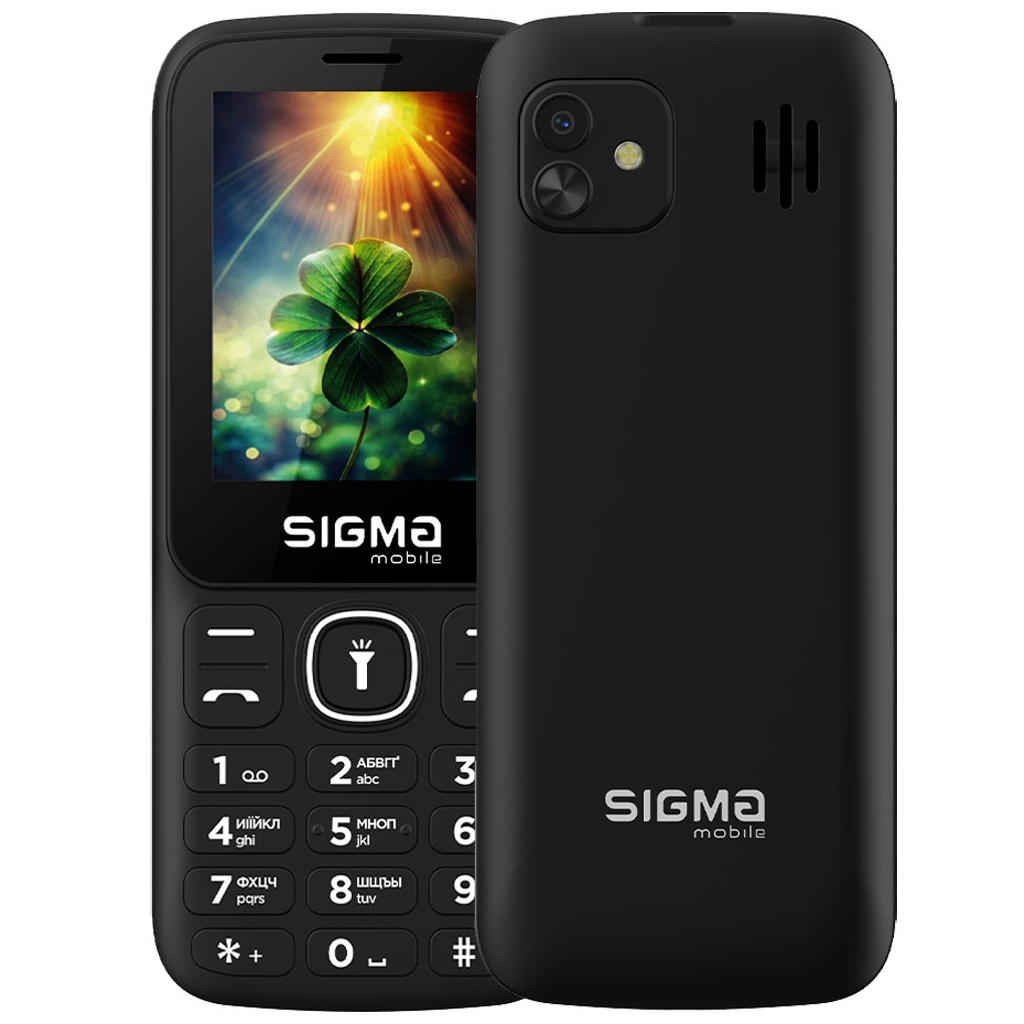 Мобільний телефон Sigma X-style 242 LUCKY Black (4827798792919)