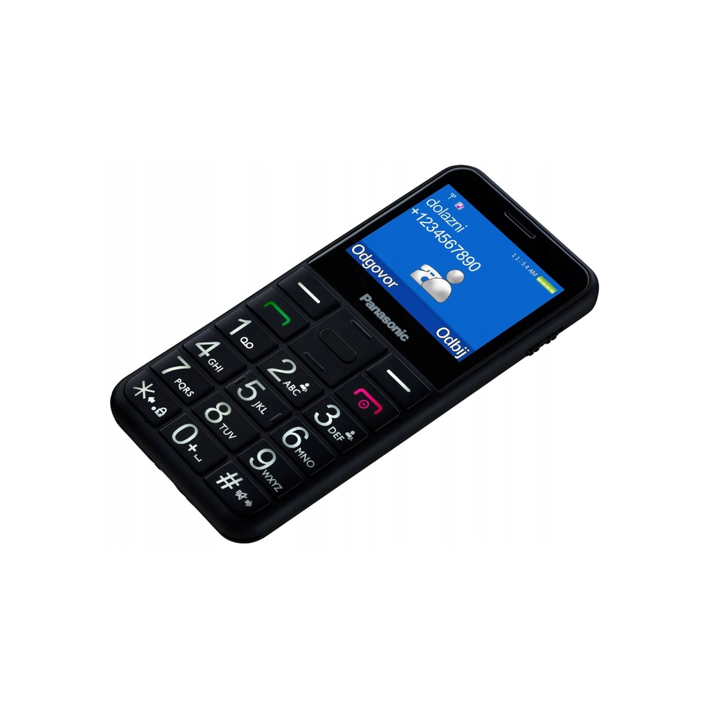 Мобільний телефон Panasonic KX-TU155 Black (KX-TU155EXBN)