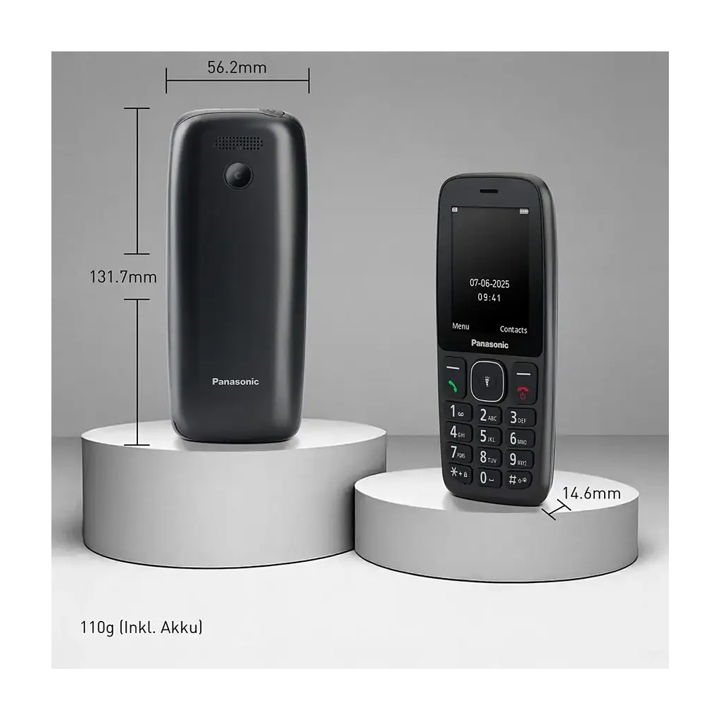 Мобільний телефон Panasonic KX-TF400 Black (KX-TF400EXB)
