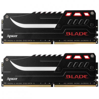 Модуль пам'яті для комп'ютера DDR4 32GB (2x16GB) 3000 MHz Blade Fire-Red Apacer (EK.32GAZ.GJDK2)
