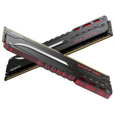 Модуль пам'яті для комп'ютера DDR4 32GB (2x16GB) 3000 MHz Blade Fire-Red Apacer (EK.32GAZ.GJDK2)