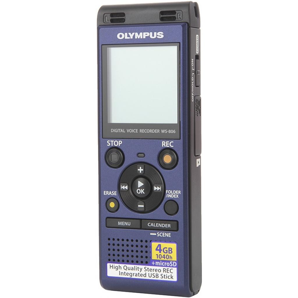 Цифровий диктофон Olympus WS-806 Blue (4GB) (V415151UE000)